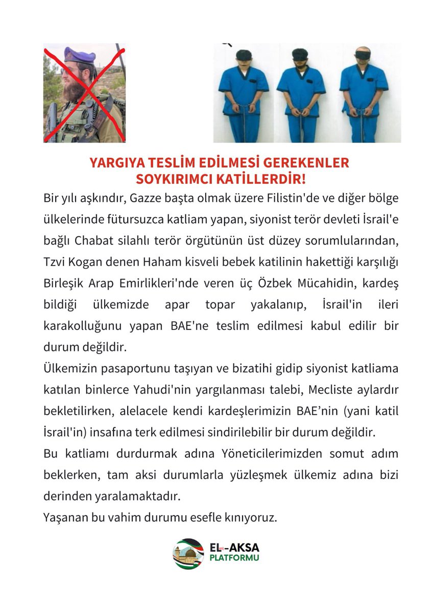 elaksaplatformu's tweet photo. Yargıya Teslim Edilmesi Gerekenler Soykırımcı Katillerdir!

@elaksaplatformu https://t.co/QCoVuVqdoL