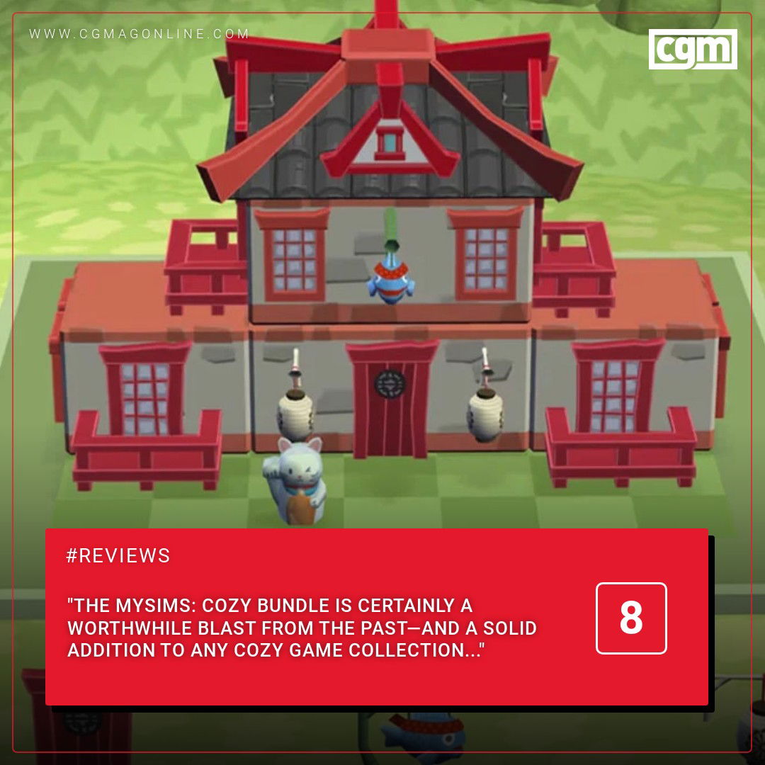 CGMagonline's tweet photo. "The MySims: Cozy Bundle is certainly a worthwhile blast from the past—and a solid addition to any Cozy game collection..."
https://t.co/qnlieztU7Z
#mysims #cozybundle #cozygames https://t.co/nh17Mz2sJg