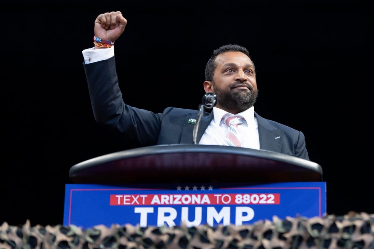 Berzabb's tweet image. We need a true patriot leading the FBI! 🇺🇸 
Kash Patel for FBI Director! 👍 He's a staunch supporter of President Trump and has a proven track record of fighting against the Deep State. 🕵️‍♂️ Let's show our support! #KashForFBI