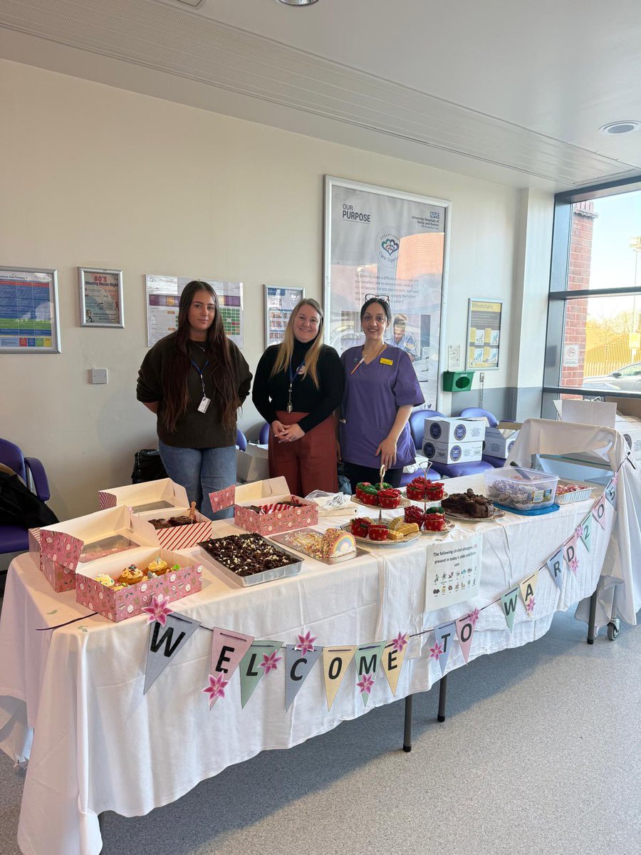 The ward raised a massive £250 at our cake sale. Thank you so much for everyone that contributed. Especially <a href="/Tesco/">Tesco</a> for volunteering to help 🤩