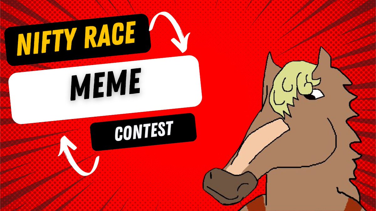 The #NiftyRace BREEDING MEME #contest is live and WE WANNA SEE YOUR BEST NIFTY RACE BREEDING #MEME !!! These memes should be made with the new nifty race #breeding update set to launch any day.

wax.contest.bountyblok.io/contest/cfcb84…

Win the ultimate prize Growjack ponyman ultra rare pony