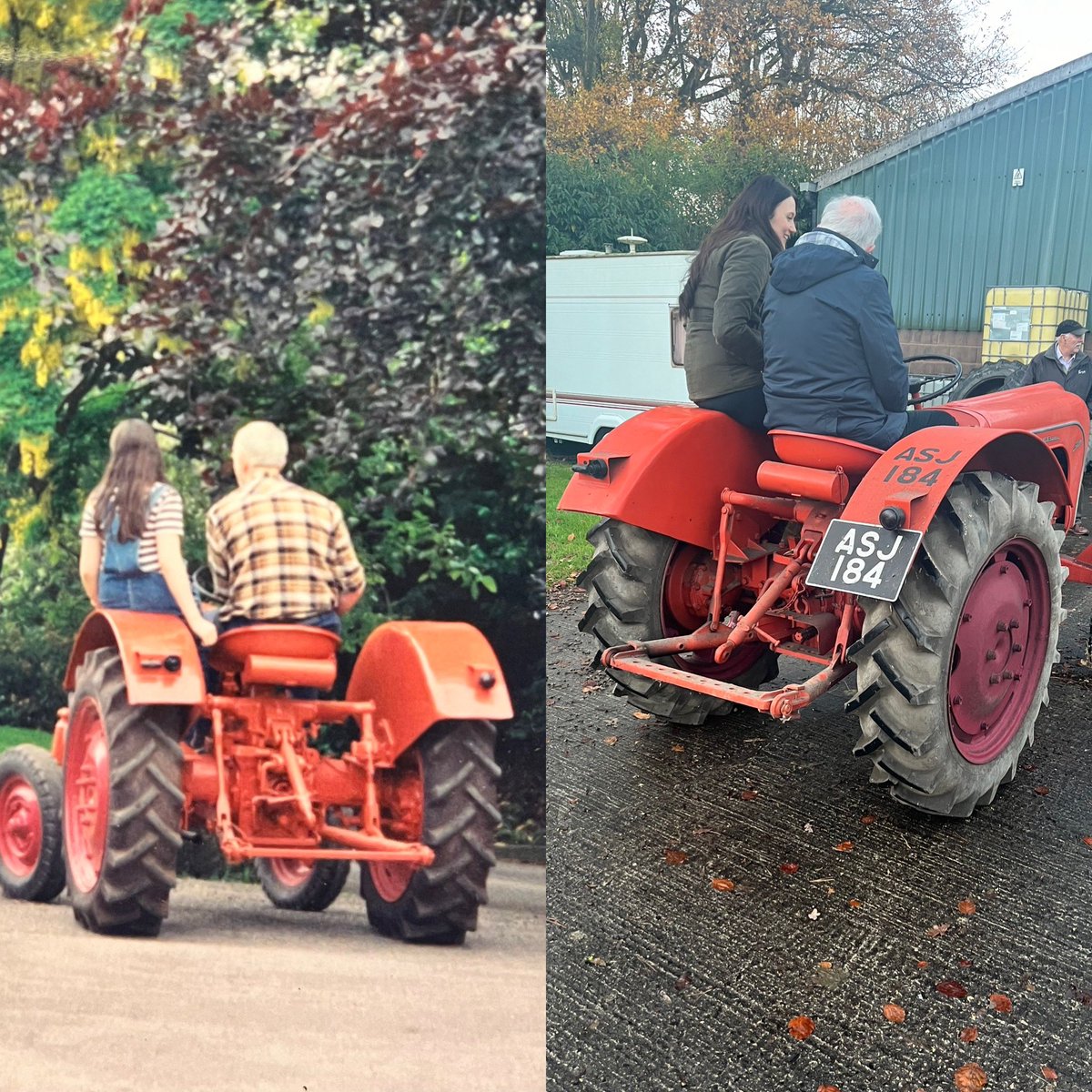 About 25 years ago dad sold his Porsche tractor. It’s taken some tracking down, but today on his 85th birthday I took him to see it. It did require a step ladder for him to climb on board!!