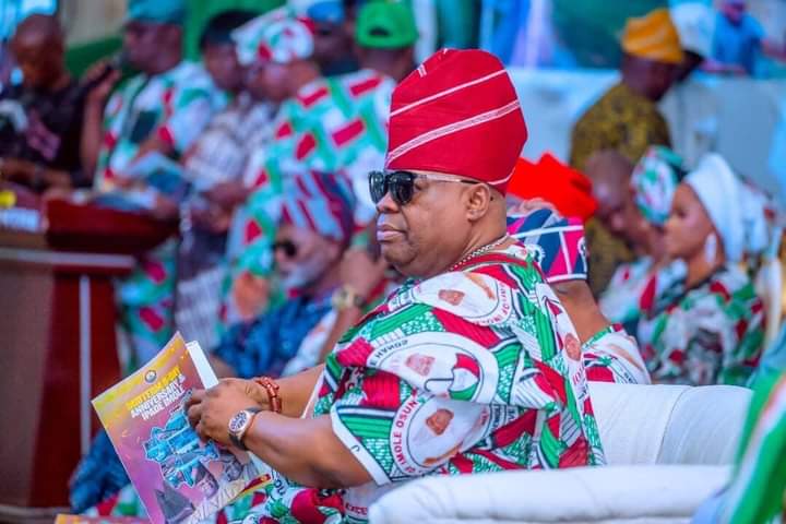 TegbeJunior's tweet photo. At the celebration of mid-term success and paving way for greater progress of Osun State , Thank you Gov. Ademola Adeleke, the good people of Osun is appreciating. https://t.co/6WLzD0aXNa