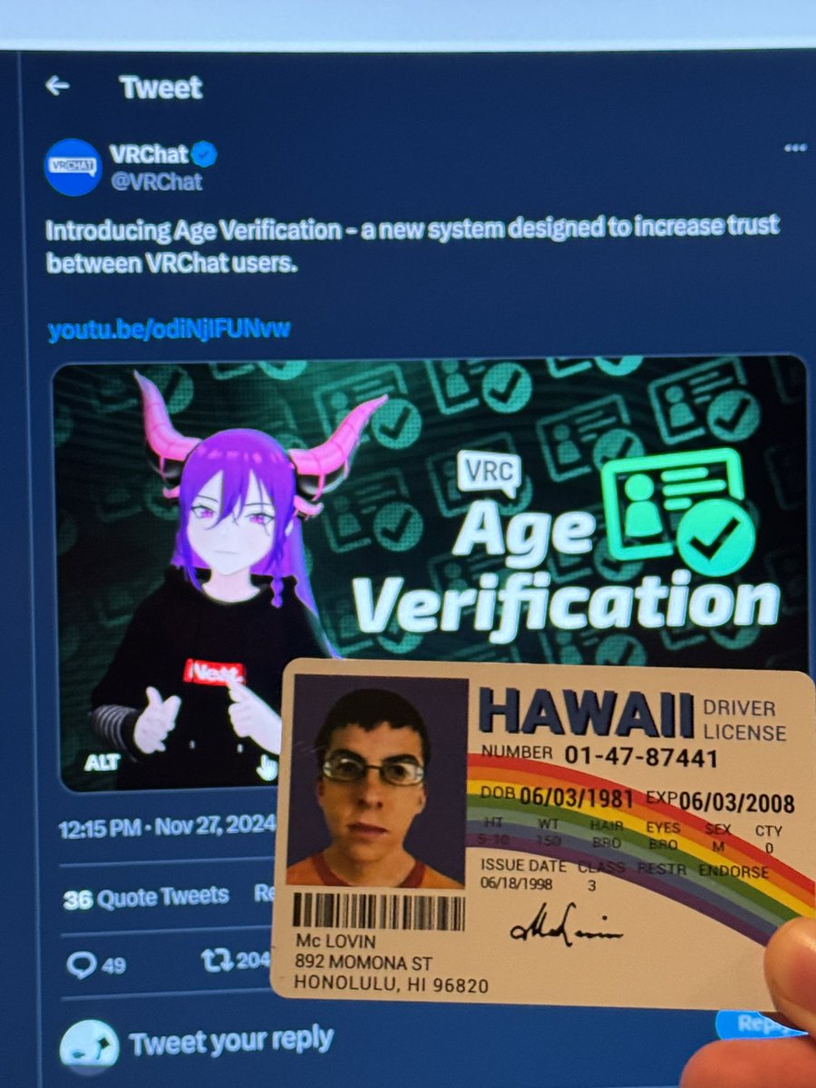 My ID is ready