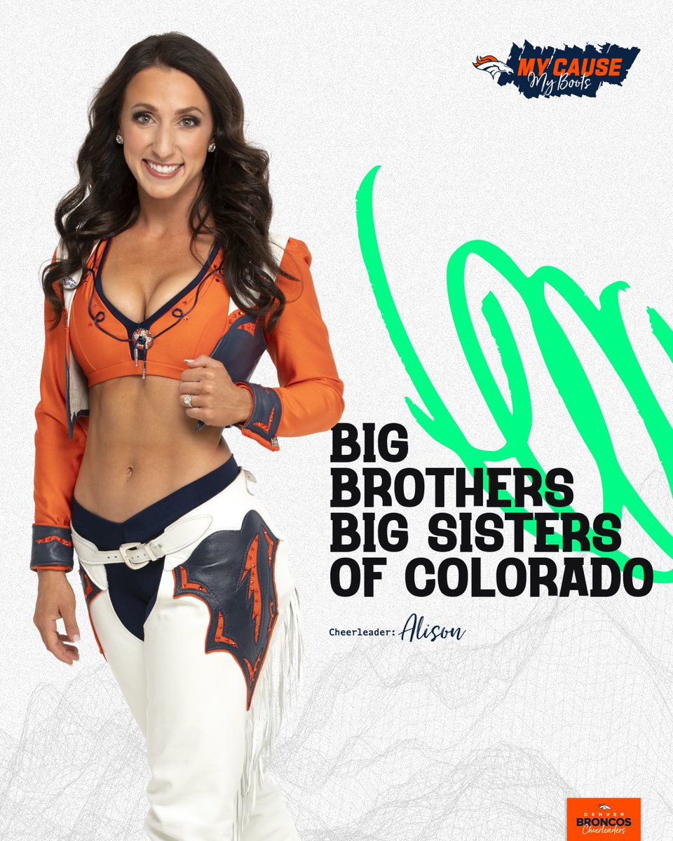 DBC_AlisonA's tweet photo. For this season’s #MyCauseMyBoots, I will be supporting Big Brothers Big Sisters of Denver. I chose this organization because it impacts so many kids by helping them realize their potential. I am currently a Big through this program and I hope to inspire my Little to dream big! https://t.co/KHSCF7TZZK