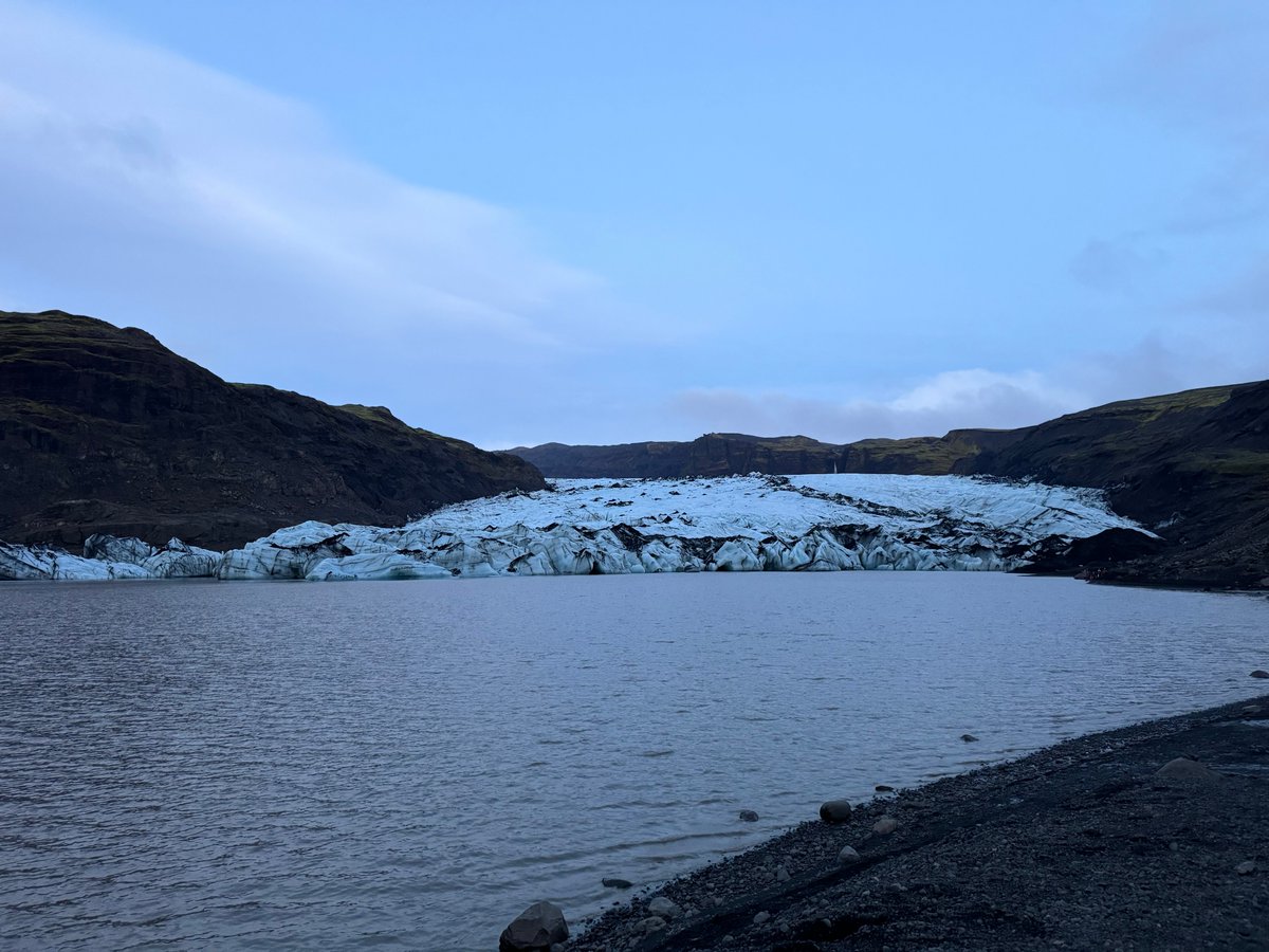 We are now on the precipice of human-induced climate change, and we are causing irreparable damage to the biological, chemical, and physical elements of our precious ecosystems.  

An example of this is Iceland's dwindling glaciers - solheimajokull glacier.  A sobering reality...