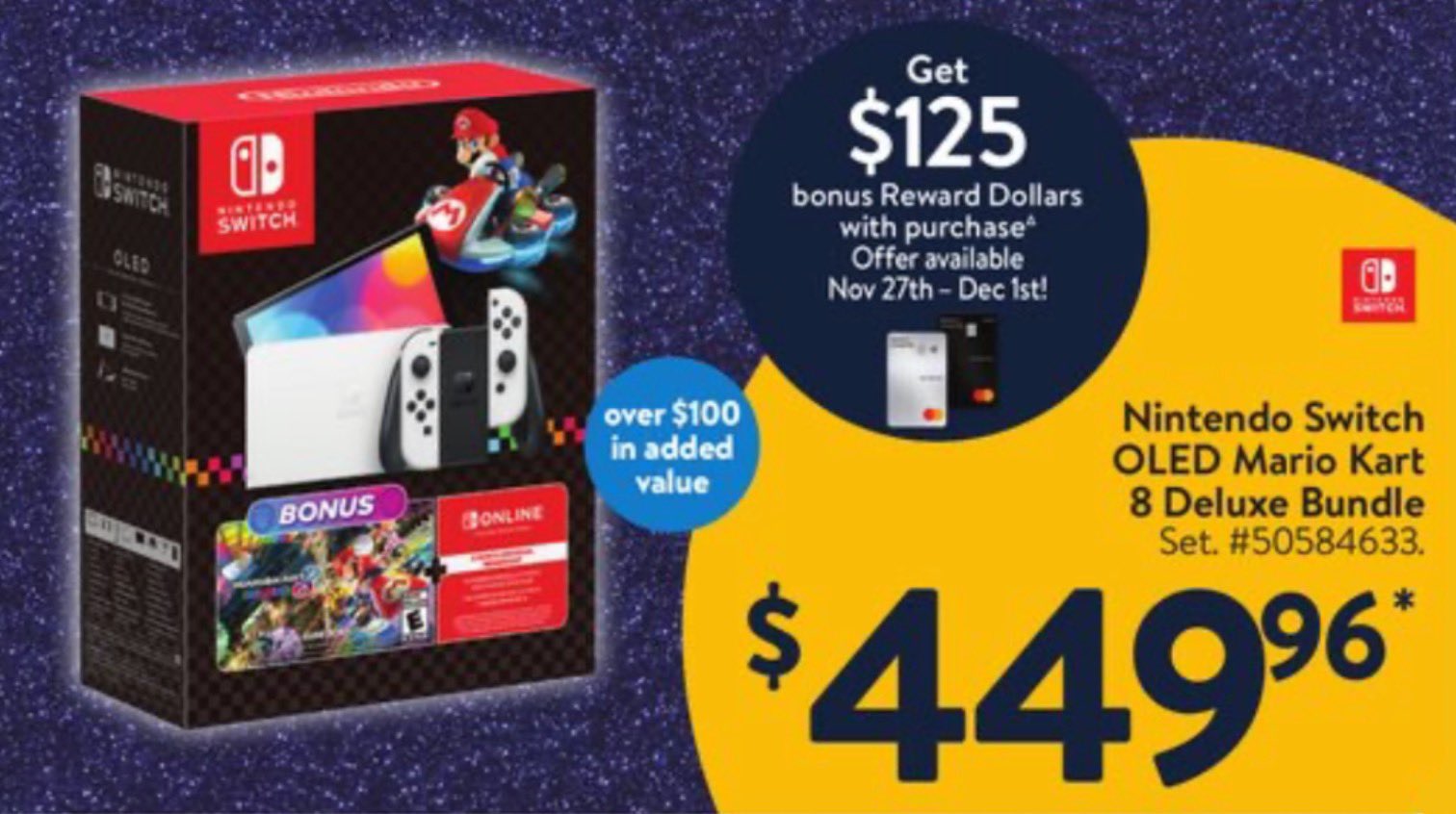 Walmart black friday nintendo switch bundle discount