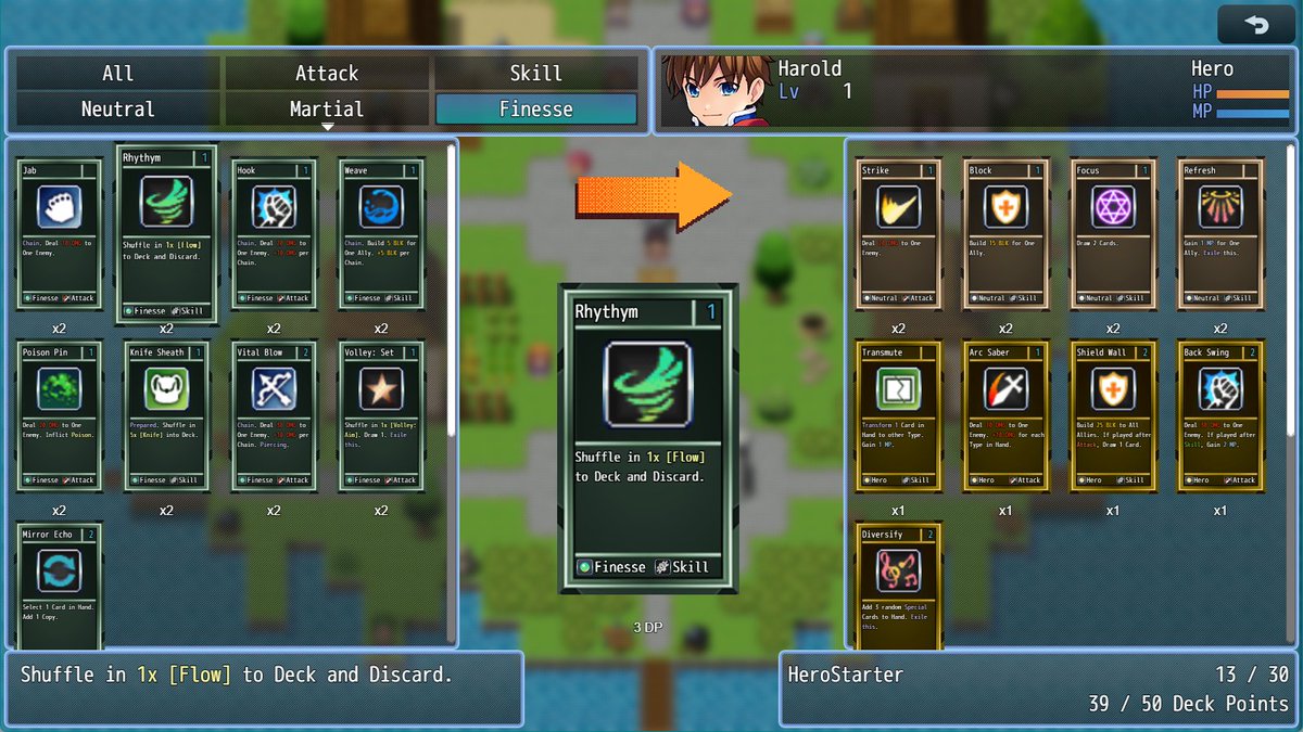 tkool_dev's tweet photo. 【お知らせ】#RPGツクールMZ #RPGツクールMV 向け公式DLC『Card Game Combat カードゲーム風バトルプラグイン』が登場！　バトルシーンをカードゲーム風に変化させることができるプラグインです。2種の拡張パックも同時発売！
https://t.co/XRC7QT9Mr3
https://t.co/r1PkK4Ifvx https://t.co/xteLdV89Id
