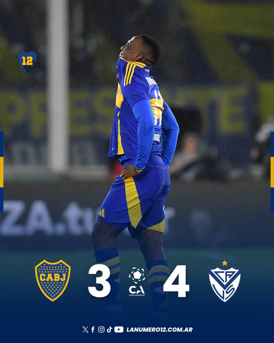 Boca cayó ante Vélez y quedó eliminado de la Copa Argentina Boca eliminado de la Copa Argentina.