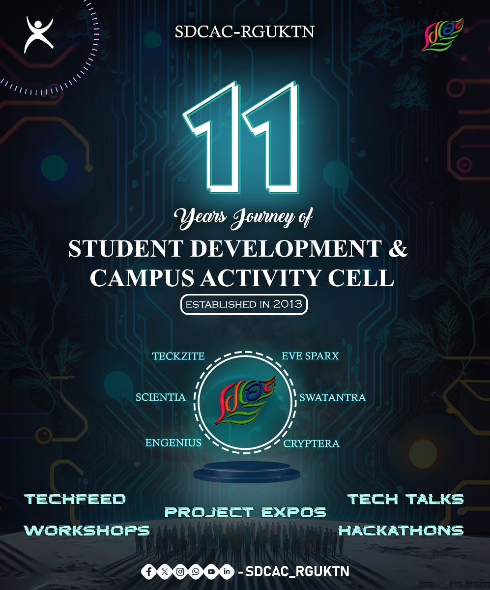 SDCAC_RGUKTN's tweet photo. Student Development and Campus Activity Cell (SDCAC).
Established in 2013.

# 11YearMilestone
# SDCAC_RGUKTN🎓💫 https://t.co/kDsirVRBuG