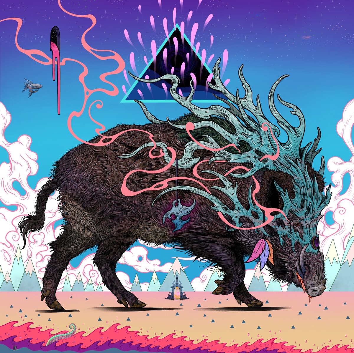 Hello digital art collectors! It still feels great to even say that. There was a time when we didn't have the option to sell our work in it's original format and it sucked.

Here's a little round up of my available work on primary 🧵

1. 'Memory of a Dream' - 1/1 - 0.8 eth