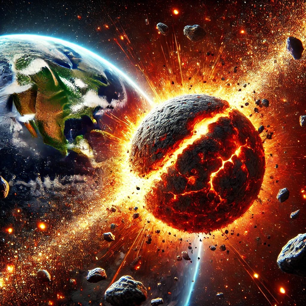 Encyclopaedia_'s tweet image. The Moon’s birth is a story of cosmic violence and creation. Scientists believe a Mars-sized body, Theia, smashed into Earth 4.5 billion years ago, forming the Moon from the resulting debris. A celestial collision shaped our skies. 

🌑🌍 #MoonFormation

[1 /6]