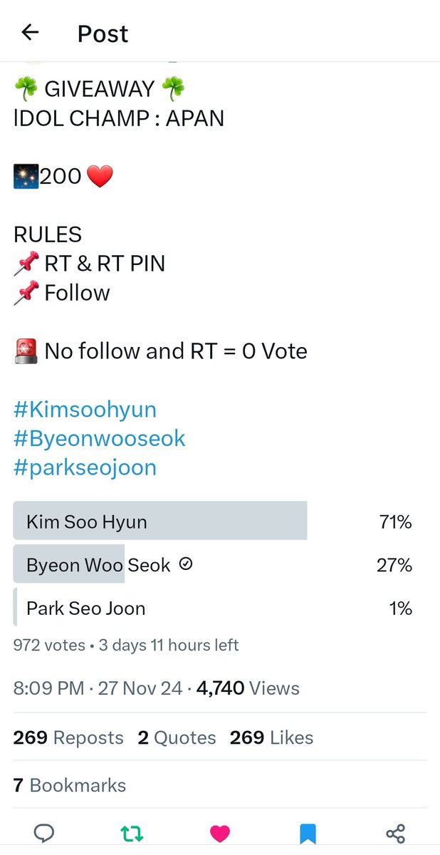 auyalia's tweet photo. @votedeals_ Done for #ByeonWooSeok https://t.co/nl3ZWW1vJ7