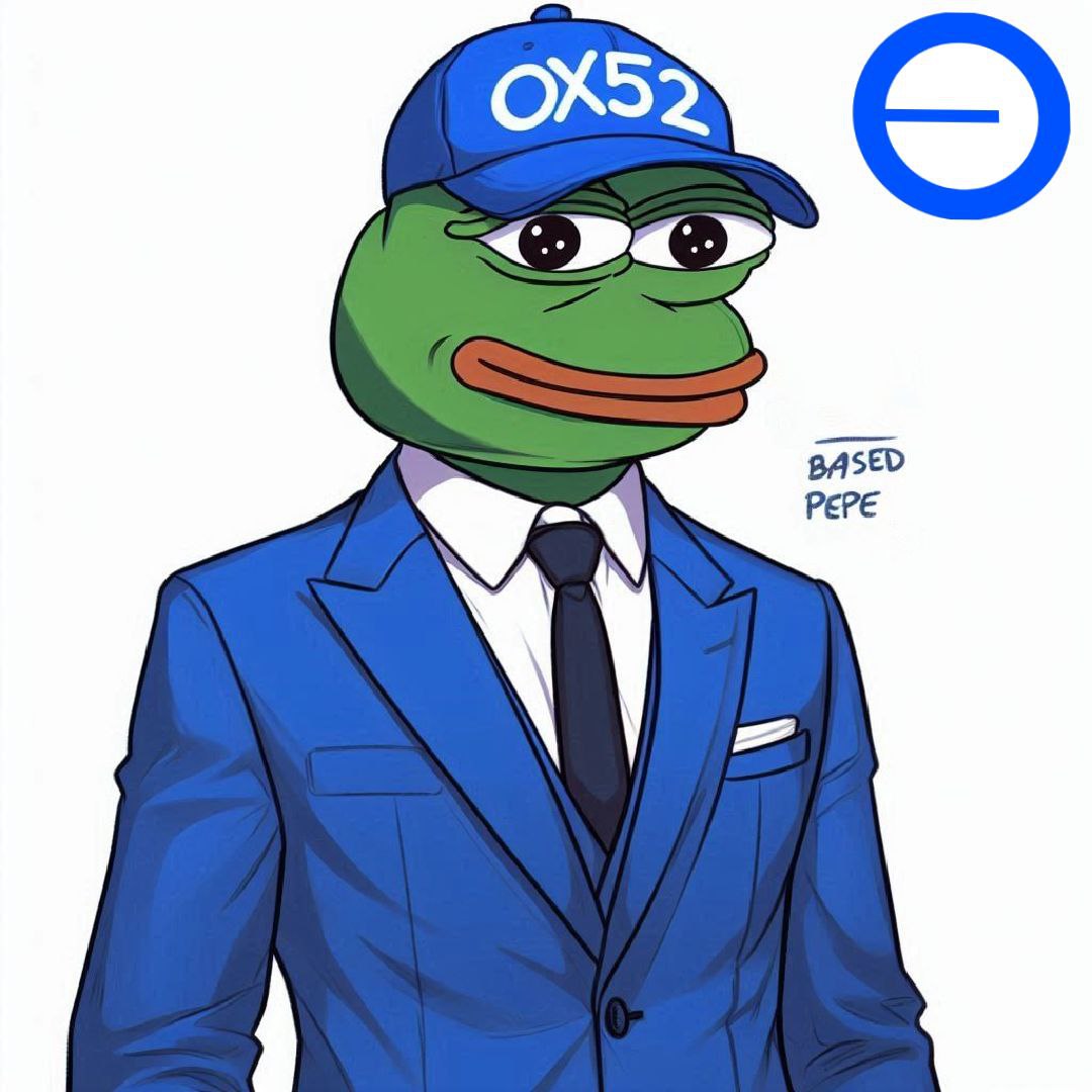 <a href="/MaxBecauseBTC/">Max</a> bullish on <a href="/base/">Base</a> 🧢
+
bullish on $PEPE 🐸
=
bullish on #BasedPepe
<a href="/0x52BasedPepe/">Based Pepe 🧢🐸</a> 🧢🐸