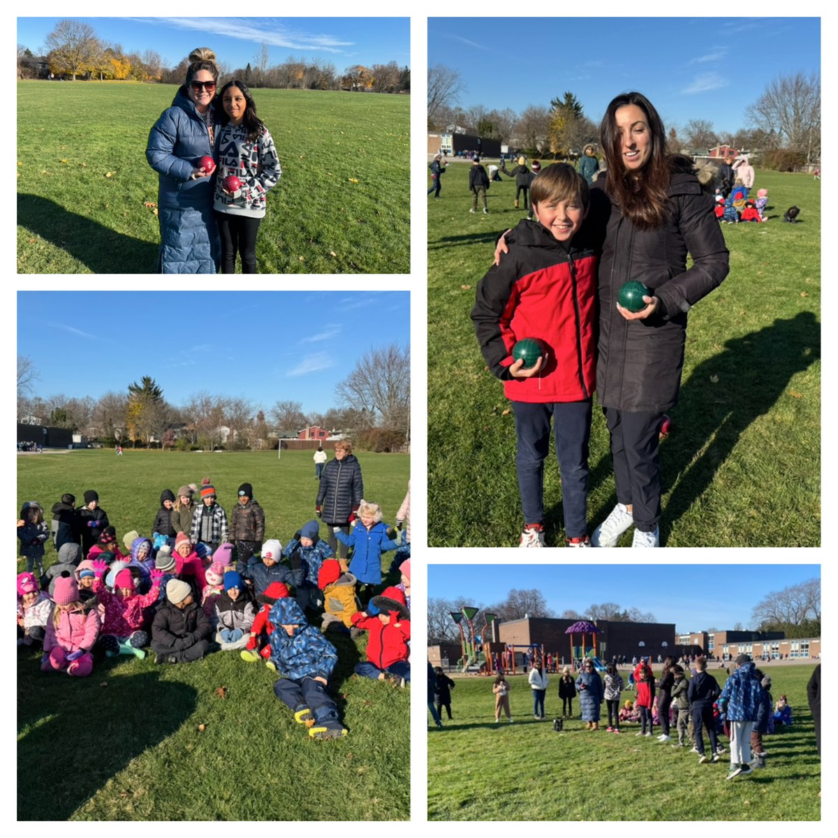 Congratulations to Mrs.Scattolon and Logan for winning the Bocce tournament championship today against Mrs. Great and Ira - we are so proud of both teams and of all the participants for being brave and trying something new and taking the risk…well done Makwendam!