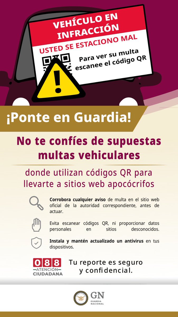 CiberneticaChis's tweet image. 🚨 Ten cuidado con el escaneo de códigos QR 🤳🏻🧾 #ciberseguridad #cibersecurity #InternetSeguroParaTodasYTodos #MéxicoContraElCiberfraude 🎣 #phishing #qrishing