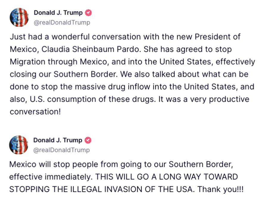 EMPosts's tweet image. Crisis with Mexico both created and averted, all in the span of 48 hours...