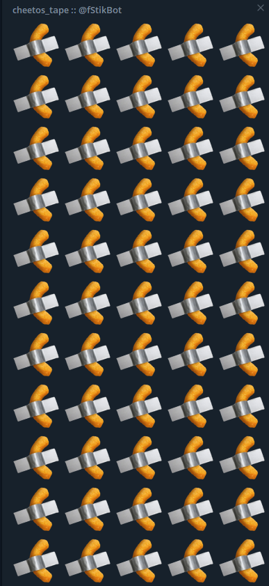 It's about sending a message #cheeto 
$CTW

We stay taped... 

going to win that damn auction

ebay.com/itm/3059252161…

<a href="/eBay/">eBay</a> <a href="/ChesterCheetah/">Chester Cheetah</a>