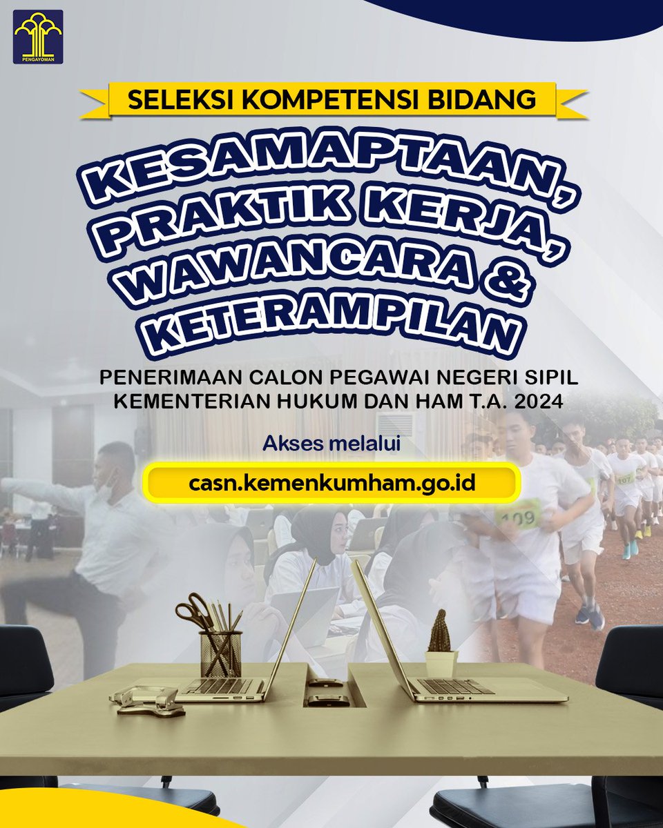 SELEKSI CASN KEMENKUMHAM tweet media