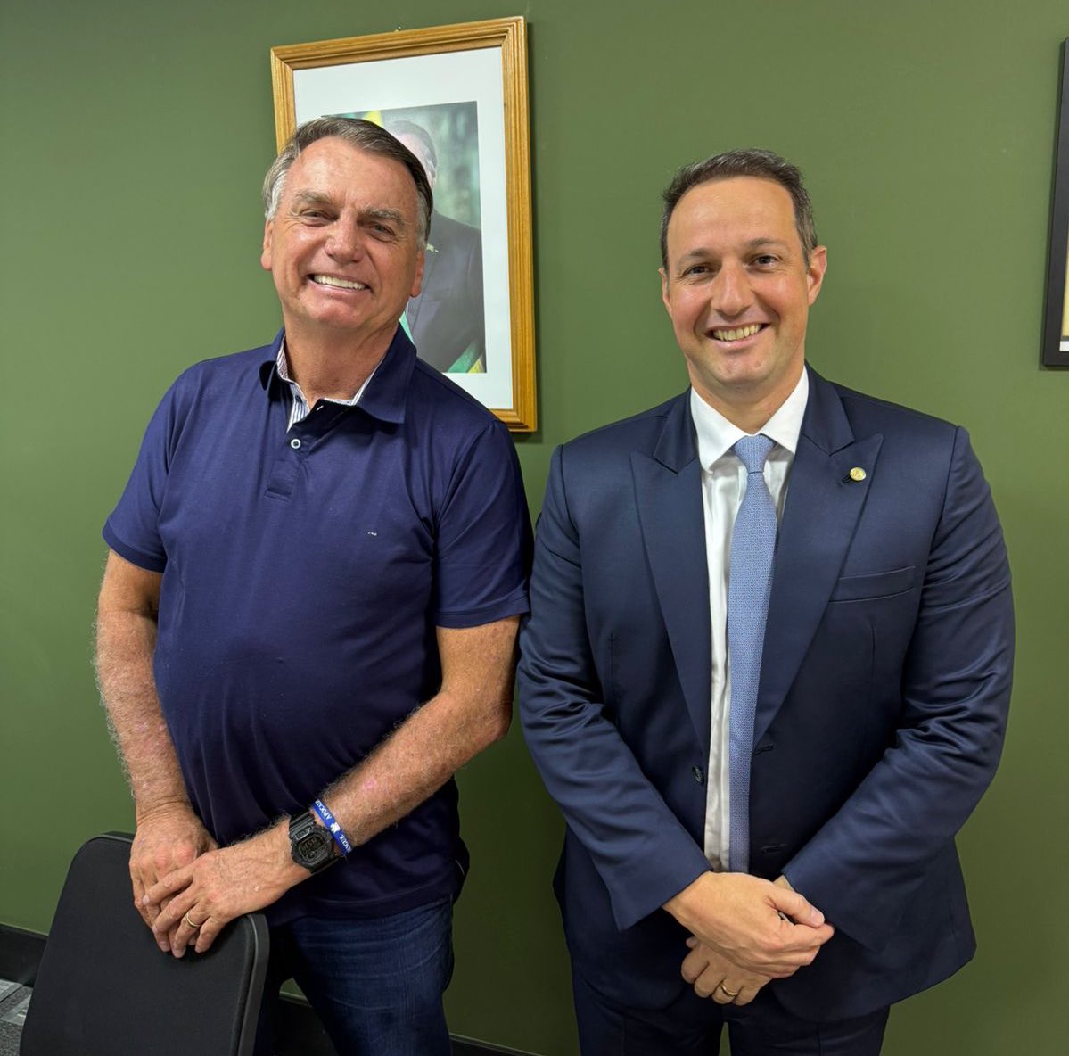 DerriteSP's tweet image. O sorriso de quem sabe tudo o que fez pelo Brasil! Foi uma honra encontrá-lo, Presidente!🇧🇷 🙏🏼