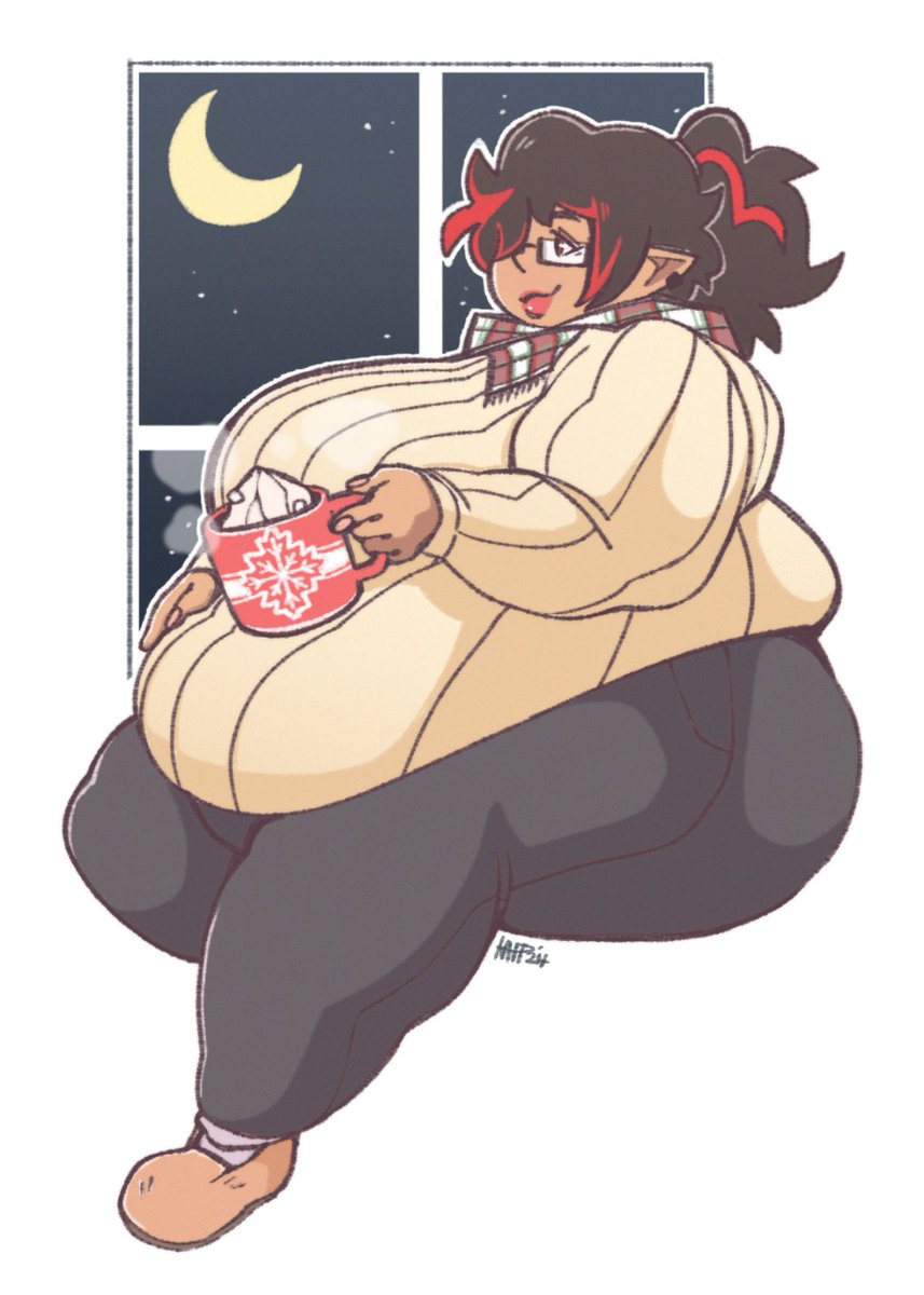 KappAllNight's tweet photo. Cozy night in! ☕️
OC stream sketch for @AstralViolet66! https://t.co/tT9C8MoTaC