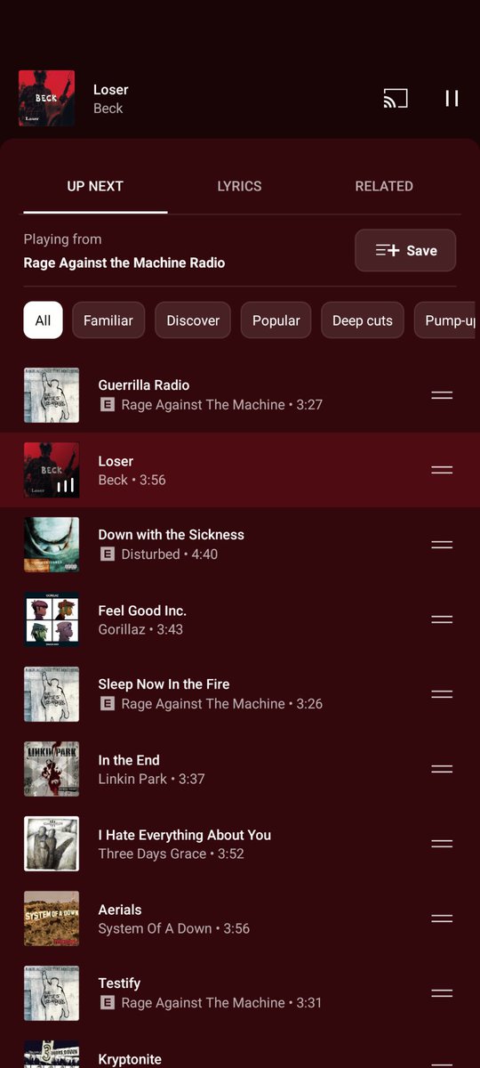 twitch_zinix5's tweet photo. @youtubemusic what are these awful auto playlist for radio stations with @RATMofficial ??? https://t.co/pwLgmkVzfK
