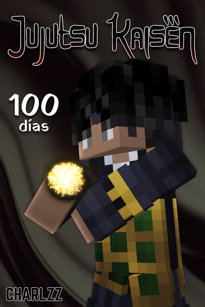 zcharlzzzz's tweet photo. ¡Me encanta un montón hacer estas fotos promocionales para mis videos de Jujutsu Kaisen! #Minecraft #JujutsuKaisen #manga https://t.co/vC3pCEqarH