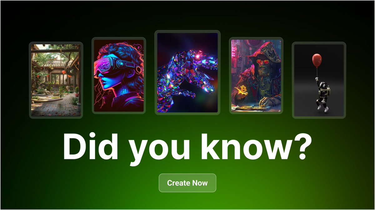 DimAIGlobal's tweet photo. Did you know? 🤔 With DimAI, you can create your own customized NFT artwork in just seconds! 🎨

Empower your creativity with AI and turn your ideas into stunning masterpieces backed by blockchain technology. 🚀  

➡️ Try it now: https://t.co/nx6H3kIyyZ

#NFTCreation #DimAI #AIArt