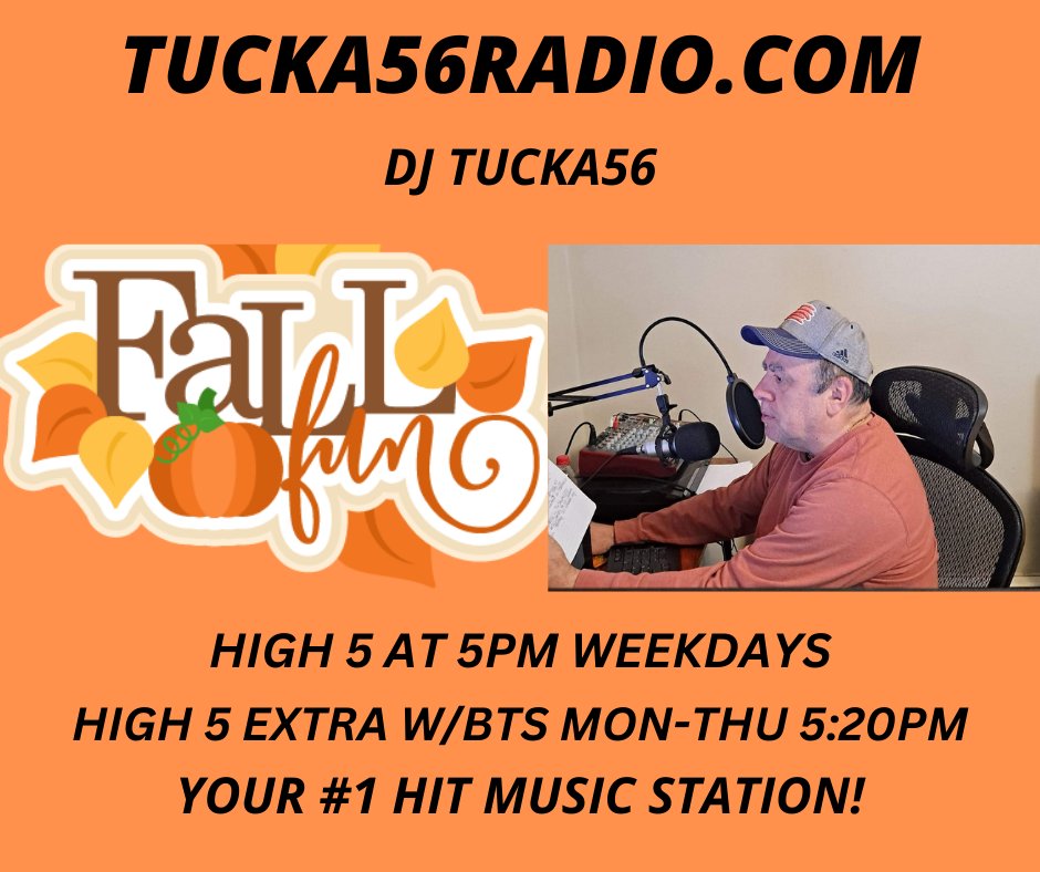 RadioTucka56's tweet photo. #NpwOnAir DJ Tucka56 High 5/High 5 Extra w/ #BTS
#Listen #FallFun
#HitMusicStation
#TUCKA56RADIO
#LISTENLIVE https://t.co/A8yNnOEOJp
https://t.co/uBsrxCyFIY
https://t.co/QPVOyM8mv6
Home of #TerryDean #CindyScott
#HitMusicStation #BTSSpotlights #TravisJapan https://t.co/QjBDgxM81k