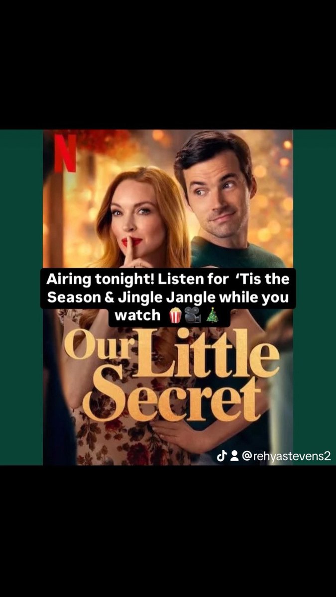 What a fun Thanksgiving surprise to have two songs featured in Our Little Secret airing on Netflix tonight! BIG 🙏 to Glow Music for pitching these songs for this film many, many months ago. Thank you #chrismollere for the YES! 🥂 🎥 🍿