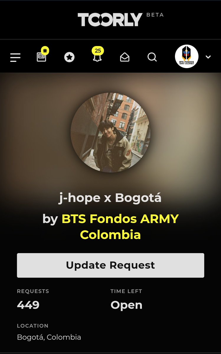 btsarmycol_'s tweet photo. 👀🔍 Nosotros, las más intensas... 

Vamos 449 "Request" en la página del movimiento.... Llegaremos a 1000 el día de hoy? 🔥
▶️ https://t.co/oTBczkR28F

Además, usa el HT y palabra clave con los @ correspondientes 🤓☝🏼
📋 Comenta con la canción de Hobi que te gustaría escuchar en vivo en está publicación con lo antes mencionado. 

#jhopeTourEnBogota
JHOPE EN COLOMBIA
@OcesaColombia @paramo_presenta @LiveNation @livenationlatam @moveconcertsco @Flora__Music @hybe_latam @UMusicColombia @Juanjo_guerrero @musictrendscol @TOORLY @BTS_twt @bts_bighit