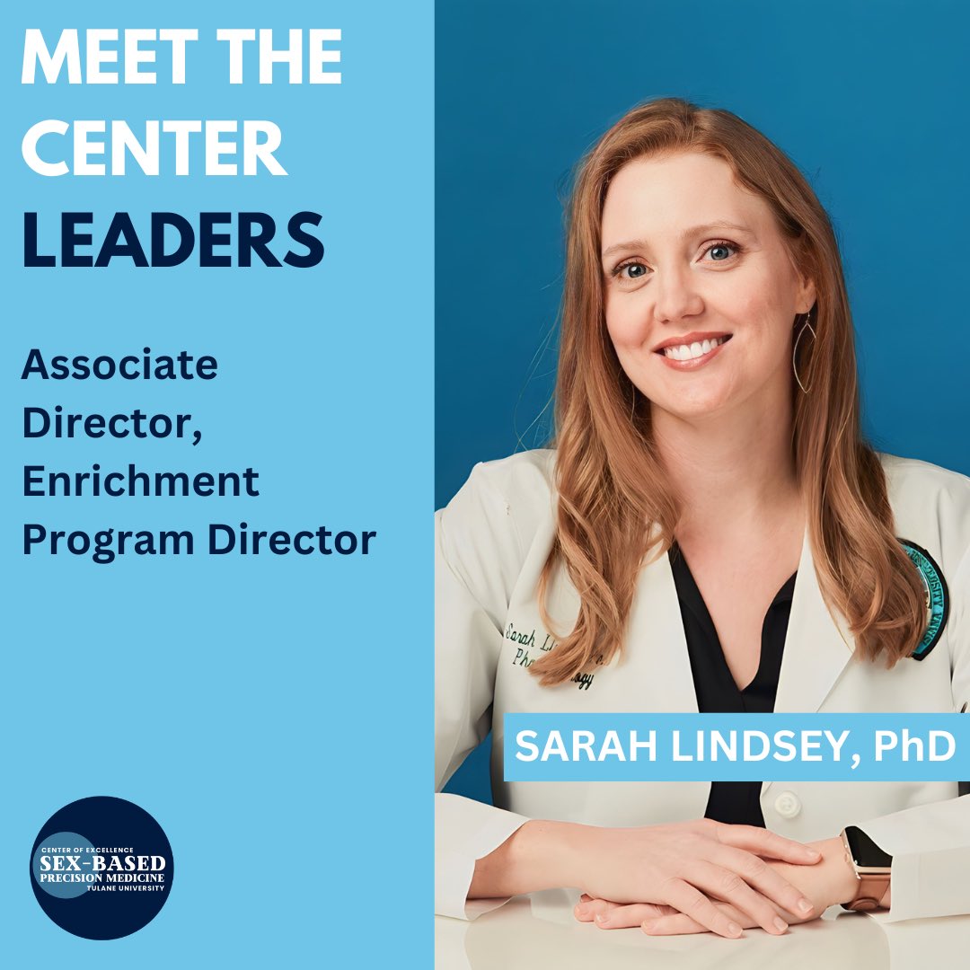 Meet our incredible Center Leadership: Drs. Mauvais-Jarvis, Krousel-Wood, and Lindsey. Together, they are fostering innovation in sex-based health research.

#SABV #sexdifferences #precisionmedicine #tulanemedicine