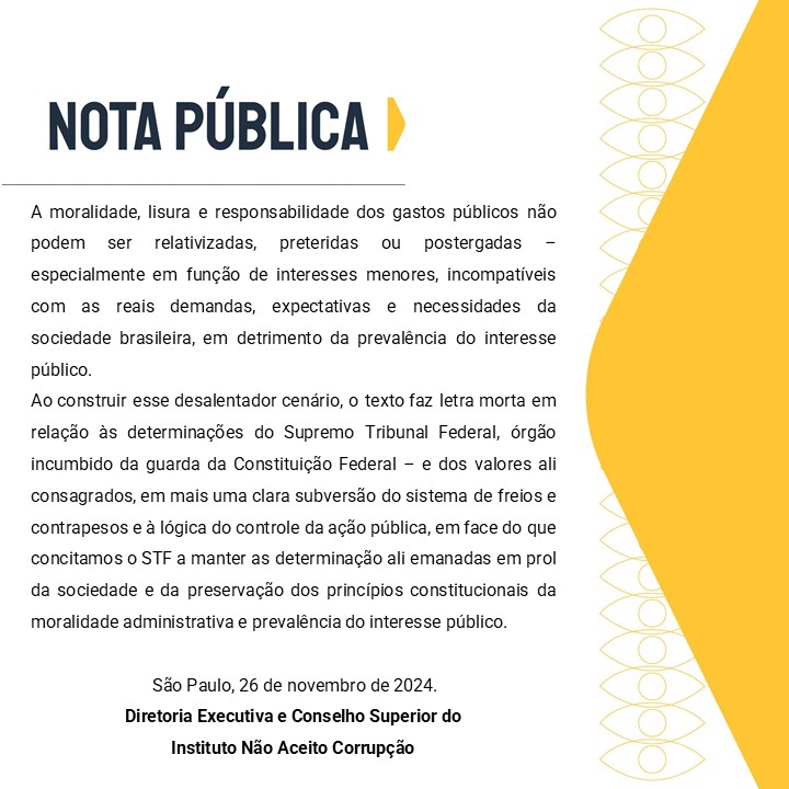 Instituto Não Aceito Corrupção tweet media