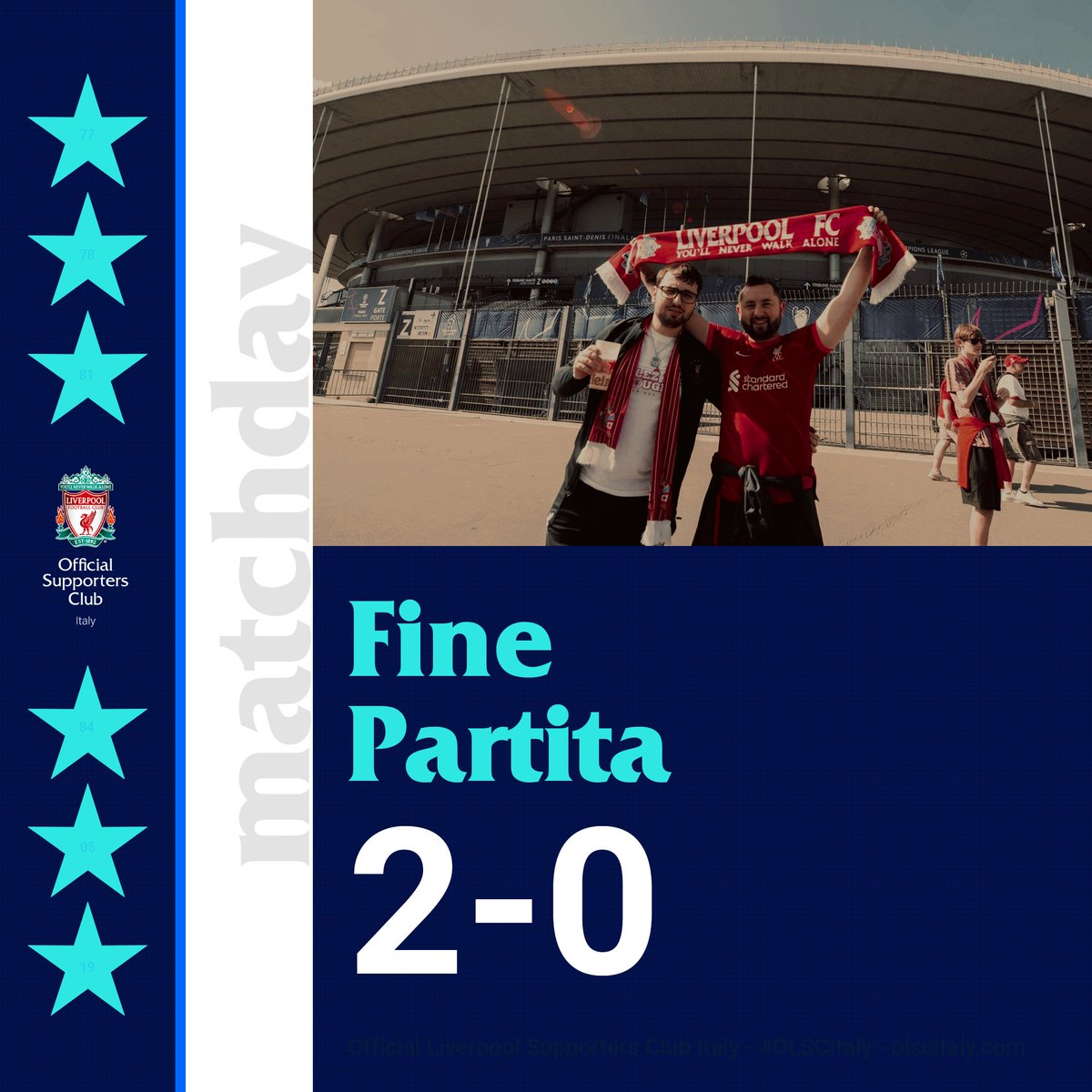 OLSCItaly's tweet photo. [90+4'] FINE PARTITA: Che vittoria.

I Reds spazzano via il Real Madrid.
Top of the Champions League.

A fra poco con la diretta post-partita!

#LIVRMA | #OLSCItaly | https://t.co/AakKtcPRjE https://t.co/p9xsG22Ntk