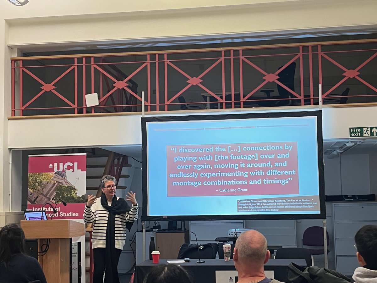 A truly excellent event on 'Videographic Criticism as a Research Methodology and Assessment Tool' with Kevin B. Lee (<a href="/alsolikelife/">Kevin B. Lee</a>) and Catherine Grant (<a href="/CageyRant/">Catherine_Grant@hcommons.social</a>). <a href="/UCL_CHE/">UCL Centre for Humanities Education</a> <a href="/UCL_IAS/">UCL IAS @ucl-ias.bsky.social</a> <a href="/UCLArtsSciences/">UCLArts&Sciences</a>