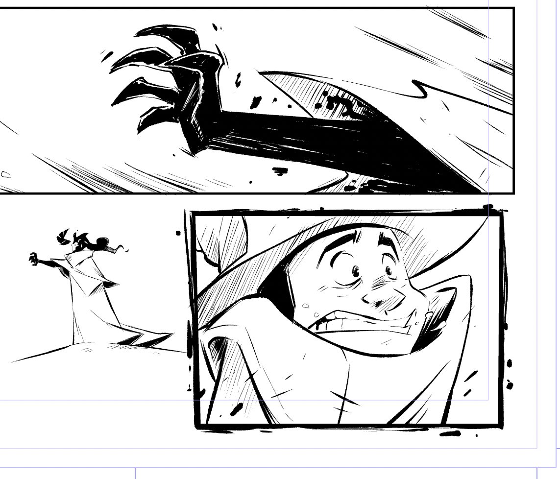 D__Gee's tweet image. The WiddaW battle rages on! Inked pages for my latest addition to the @raidpress anthologies! I hope you got your copies! 😉 
#fantasy #wizard #kron #gilly #epicbattle #lightvsdark #comics