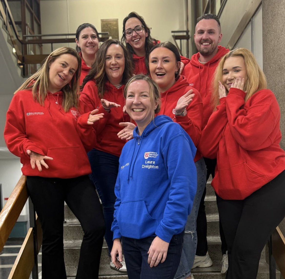 LeeAnnEM08's tweet photo. Another fantastic evening at @QUBAmbitionSONM . Official team @LCreightonRN photo taken and listening to the key note speakers @charlottemcardl & @paulfmca . #leadership #ambitiontosuccess #studentmidwife #studentnurses https://t.co/kofVbmneYu