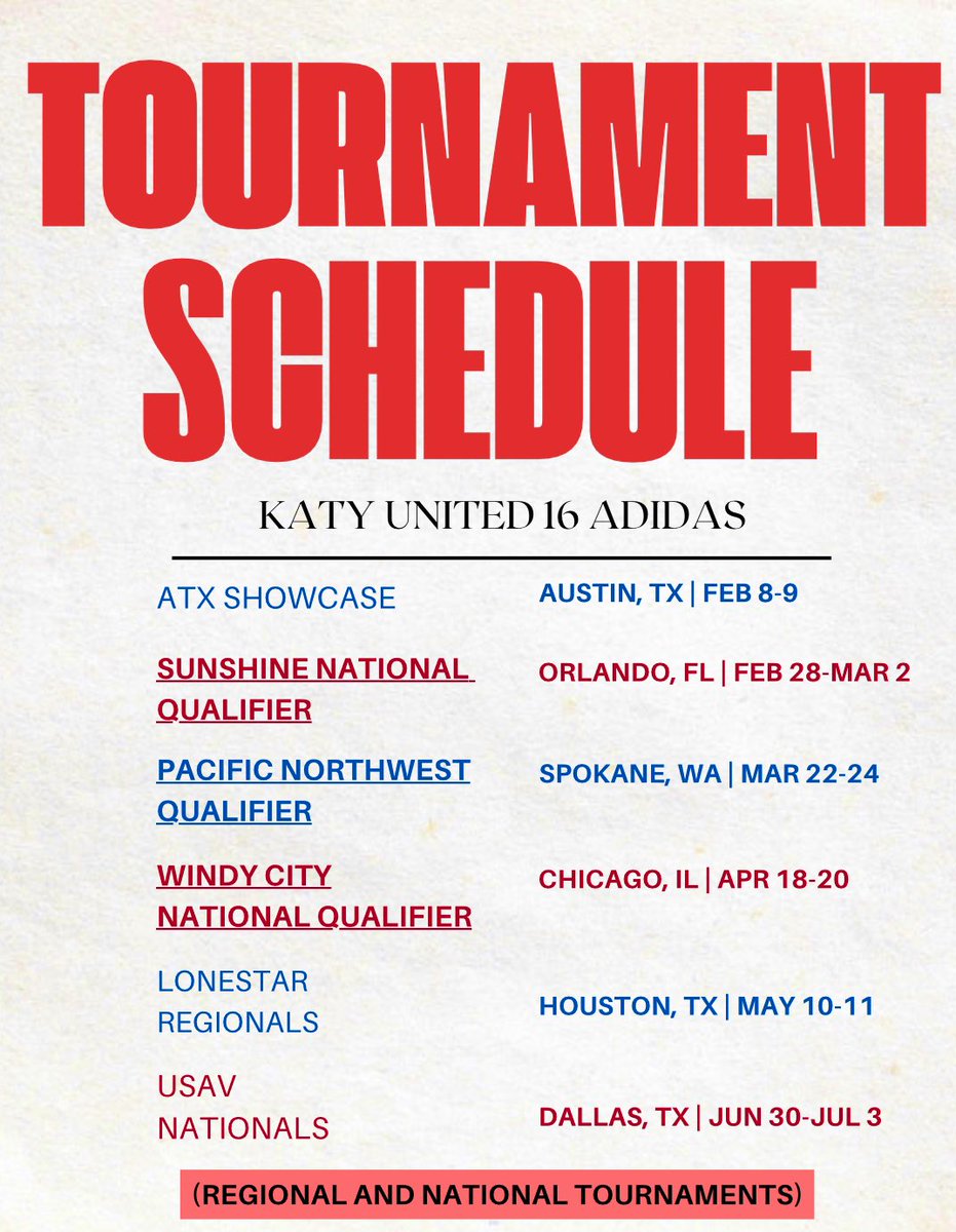 IT’S HERE!!! 

My 2024-25 club tournament schedule!🏐🏐