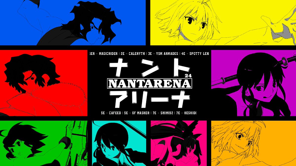 #NANTARENA 24, #MBTL remporté par <a href="/Magicriderr/">Magicrider</a> 

🥇 <a href="/Magicriderr/">Magicrider</a> 
🥈 Caleryth
🥉 <a href="/TheArmads/">Armades</a> 
4⃣  <a href="/SpottyLen/">Spotty Len</a> 
5⃣  <a href="/Masker_Sol/">6f_réactable | Masker</a> 
5⃣  Cafeed
7⃣  Keskidi
7⃣  <a href="/Shimi_92/">Shimi92</a> 

GG à tous les participants et au TO <a href="/MGrobil/">Meta Grobil</a> 💪

Art by @YohaneCursed