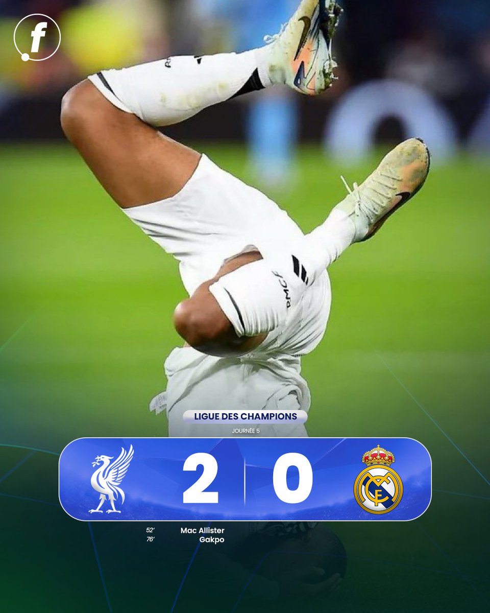 Football.fr (@football_fr) on Twitter photo Liverpool beaucoup trop fort pour le Real Madrid ! 💥 #LIVRMA Liverpool beaucoup trop fort pour le Real Madrid ! 💥 #LIVRMA