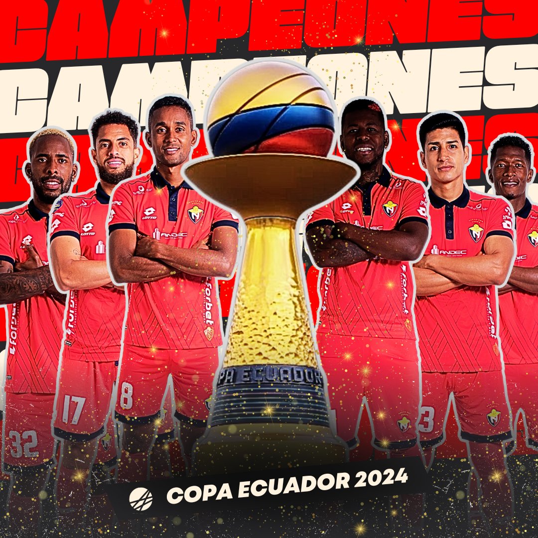 elnacionalec's tweet photo. ¡SOMOS CAMPEONES!

¡POR LOS QUE ESTAMOS Y LOS QUE SE FUERON, POR TODOS NOSOTROS!

¡EL NACIONAL CAMPEÓN DE LA COPA ECUADOR 2024!

¡SALUD BITRICAMPEÓN! https://t.co/HekndOEA8F