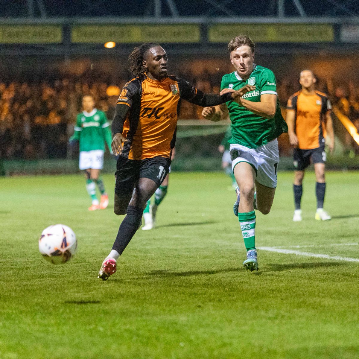 Yeovil Town 1-2 Barnet  on a bitter not,  Yeovil did everything they could to salvage a point but it just wasn't meant to be,  Barnet controlled first Half and showed why they're top of the league #ytfc