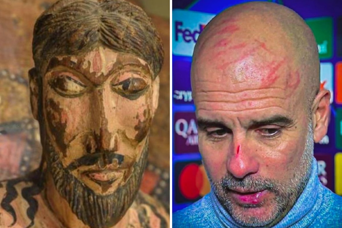 Estar fet un Crist
#memsromànics #Guardiola