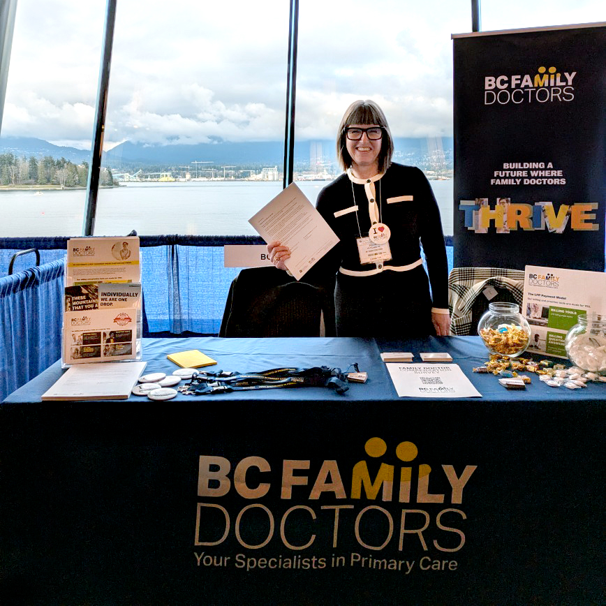 BCFamilyDoctors's tweet image. We’re at the St. Paul’s Hospital CME Conference today! 👋 Stop by our booth to meet the team and learn how BC Family Doctors is advocating for you. Let’s connect! 💙#BCFamilyDocs #FamilyMedicine #BCHealth