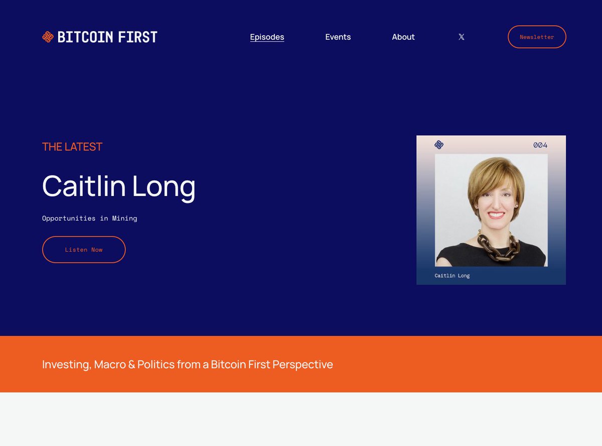 The Bitcoin First Website is starting to look amazing 1/3
