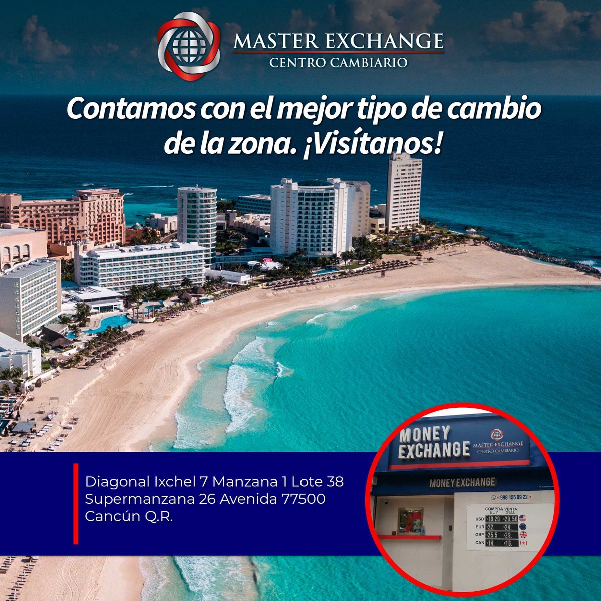master_exchange's tweet photo. Obtén el mejor precio por tus divisas en nuestra sucursal de Baja California Sur. 💰

¿Cómo llegar?📍

Plaza las Californias 👉🏼 https://t.co/7cEkZcLLUg

#MasterExchange #CentroCambiario #BCS #Dólares https://t.co/cTr2xqR3Ei