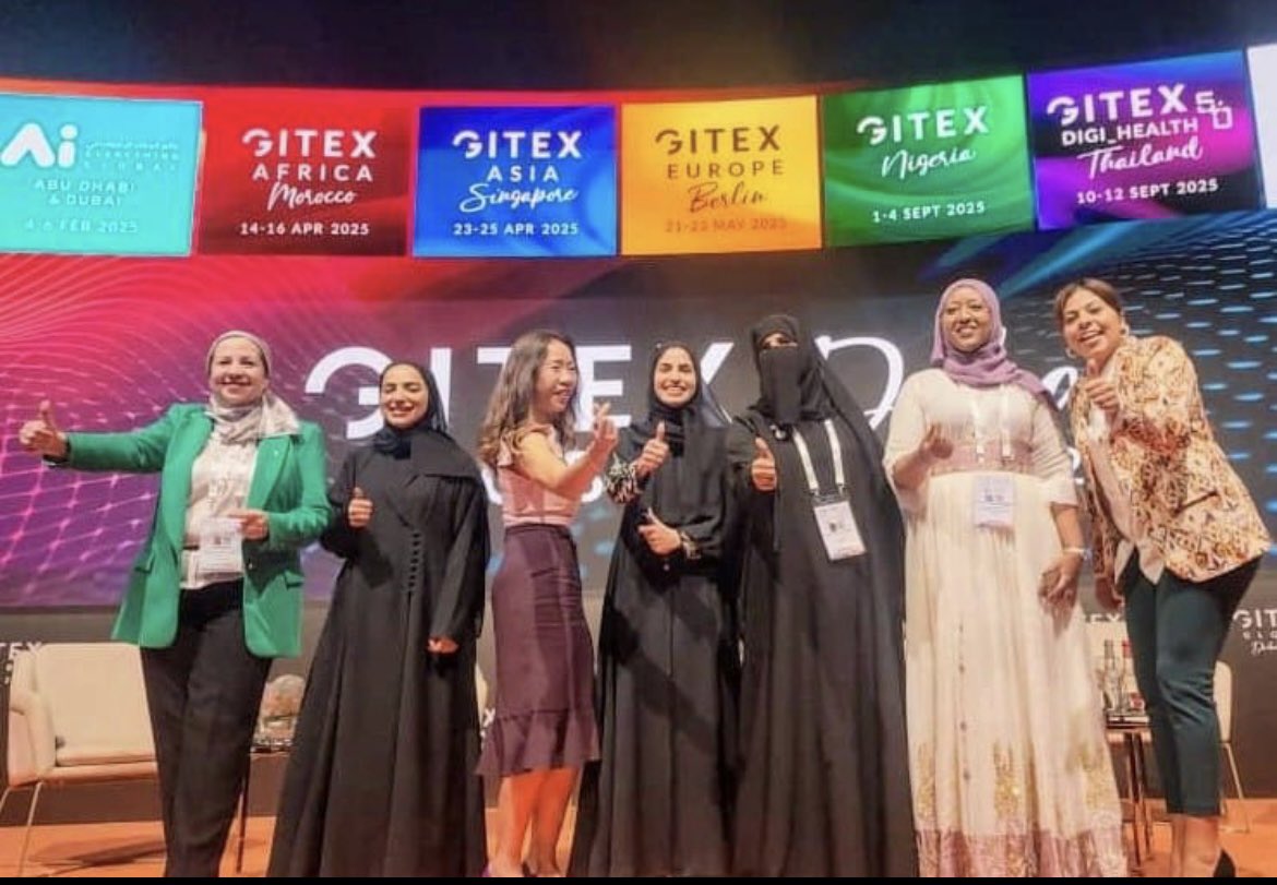 WiCSME's tweet image. 💫 A #Powerhouse of Inspiring Stories 💫

Our WiCSME Program @GITEX was opened by @Q8Thunders Dr. Reem Faraj AlShammari (#WiCSME’s Chairperson &amp;amp; Founding Partner), announcing the start of a 2-hour empowering &amp;amp; inspirational program.