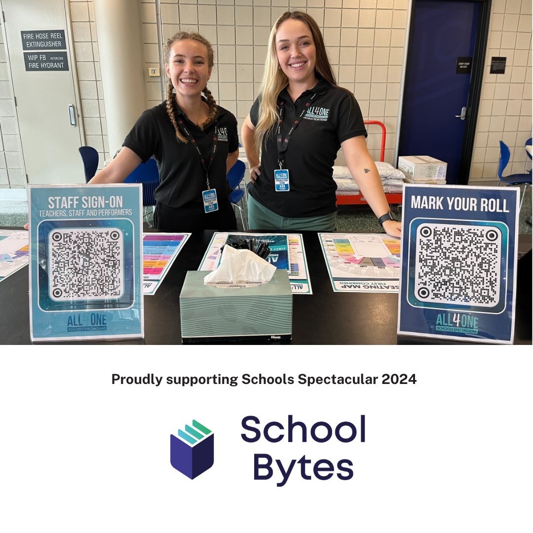 Our Major Sponsor @SchoolBytesau, an ongoing sponsor of the Schools Spectacular has built strong connections with NSW public education. School Bytes with their Founder &amp; CEO, Blake Garrett, supports schools in celebrating the talent and creativity of students in NSW. #SchoolBytes