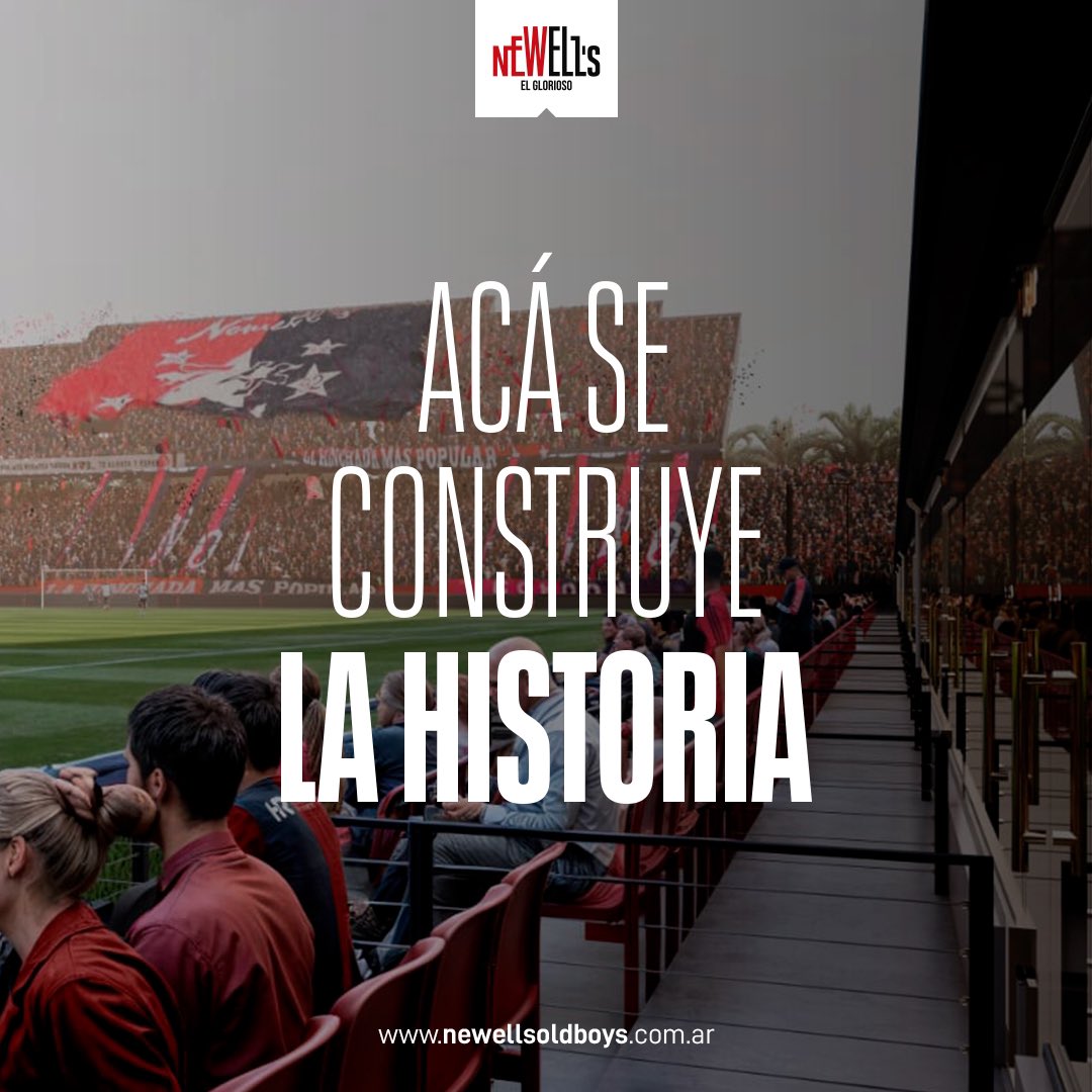 ¡EL COLOSO SE SIGUE RENOVANDO! ❤️🖤

🏟️ El Club Atlético Newell's Old Boys continúa el plan de modernización del estadio Marcelo Bielsa y ahora será el turno de la platea Visera, donde se construirán 22 nuevos palcos que contarán con un sector al aire libre que permitirá ver los