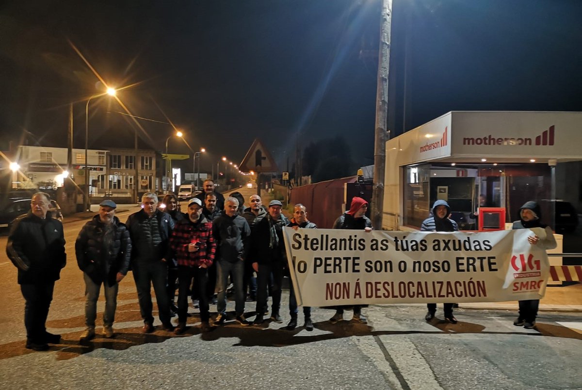 galizaCIG's tweet photo. ‼️A folga convocada pola CIG na #automoción galega este xoves 28 xa se está deixando notar nas quendas de noite das empresas, como #GKN #Vigo, #Treves #Pontevedra ou #Faurecia #Ourense, cun forte impacto na principal e nas contratas (limpeza, mantemento, etc).
#folgaautomoción https://t.co/gVAHMfYc5t